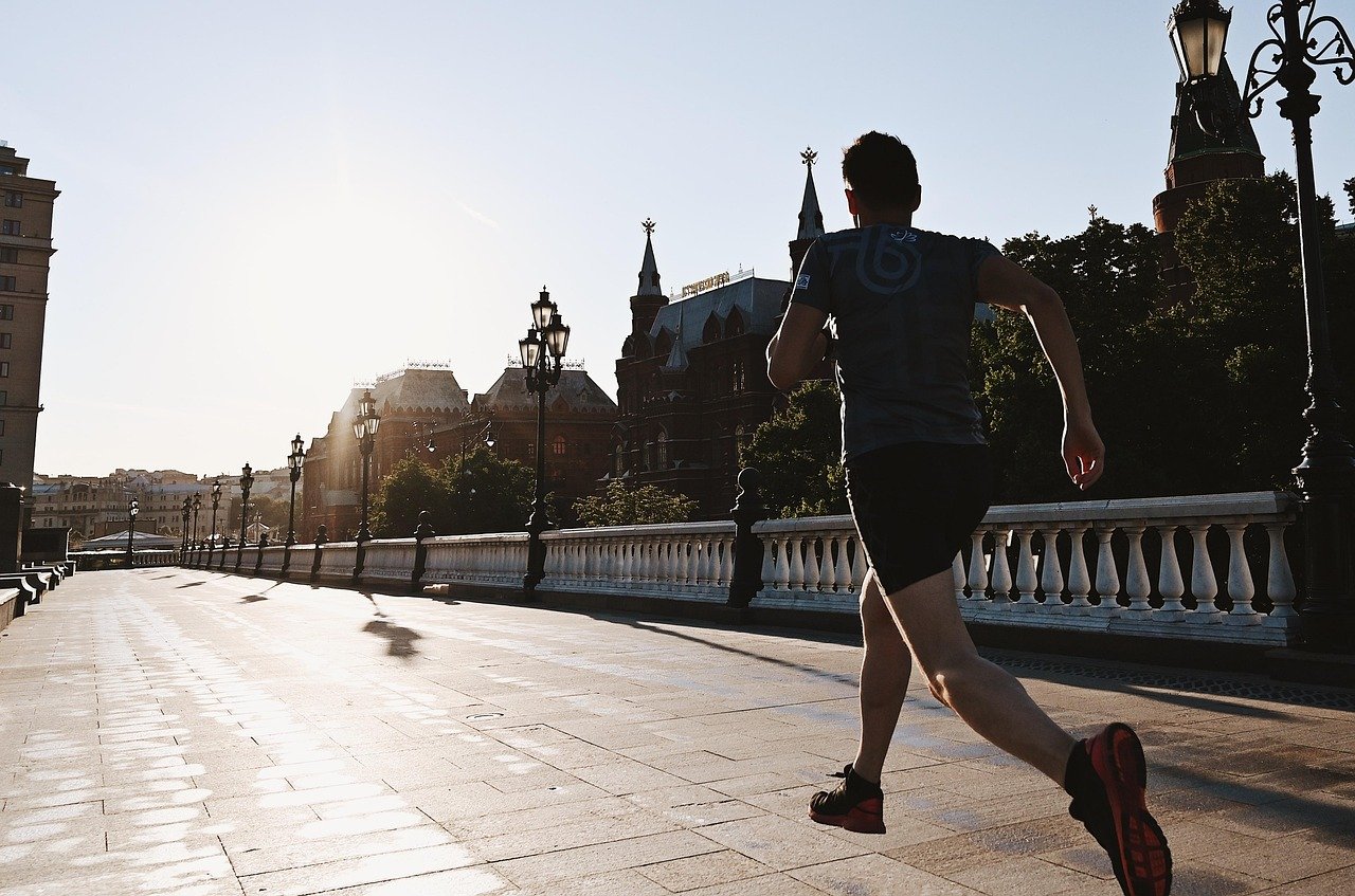 run, nature, moscow, kremlin, sunset, city, architecture, sky
