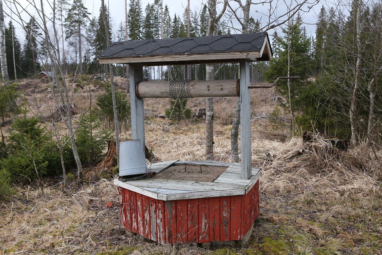 well, the old well, nature, countryside, history, water, drinking water