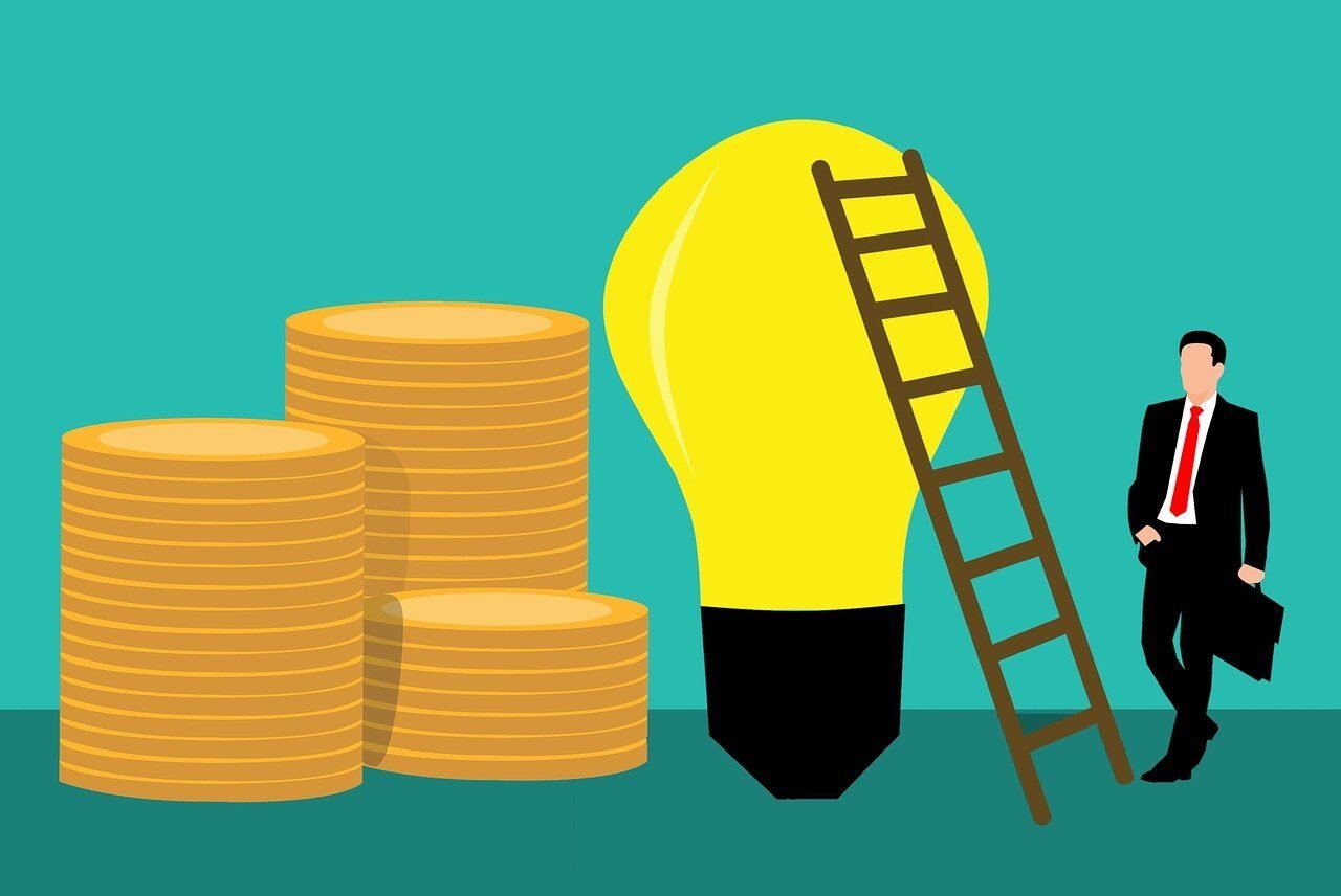 achievement, idea, climbing, bag, businessman, career, coin, employee, finance, grow, invest, investment, ladder, leader, man, money, new, occupation, project, startup, step, success, suit, suitcase, team, coin, invest, invest, invest, invest, invest
