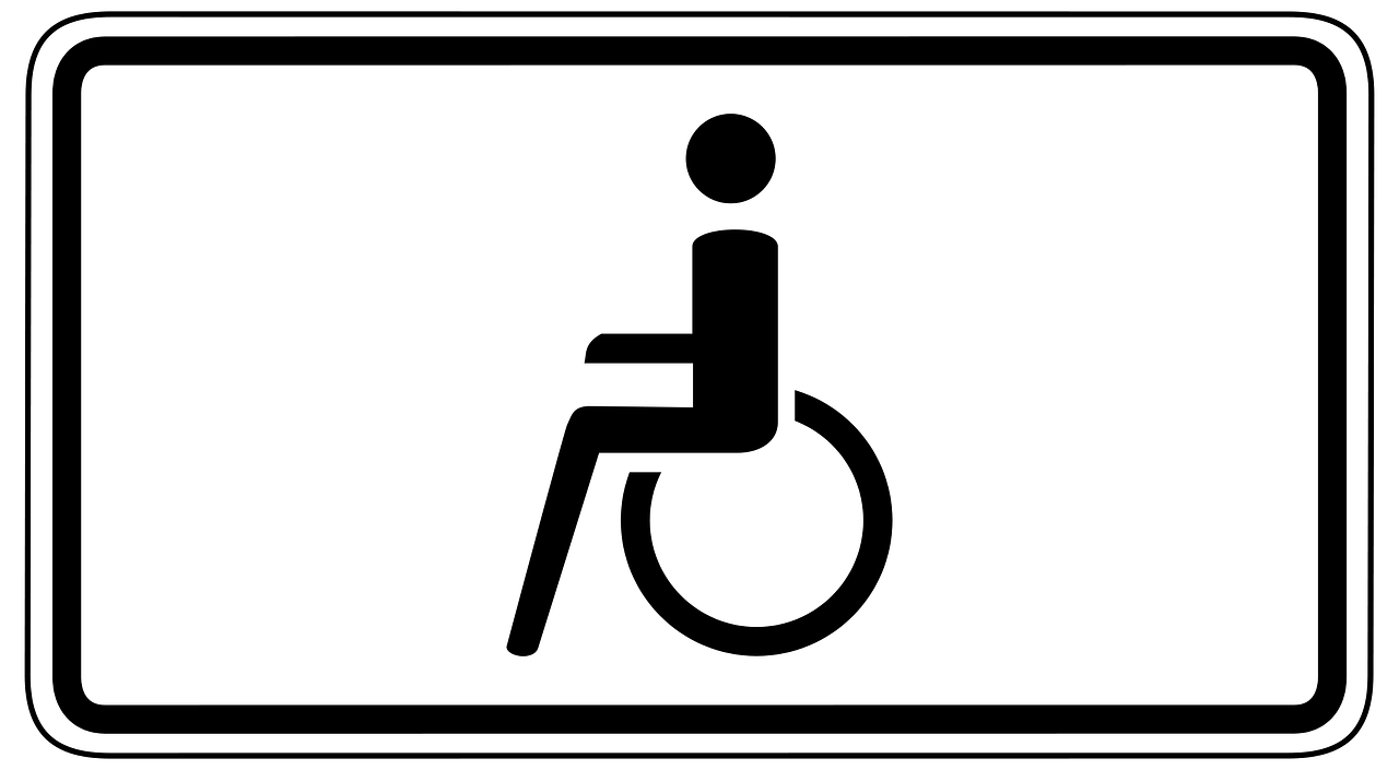 traffic sign, traffic signs, sign, traffic, street sign, severely disabled, disabled, wheelchair