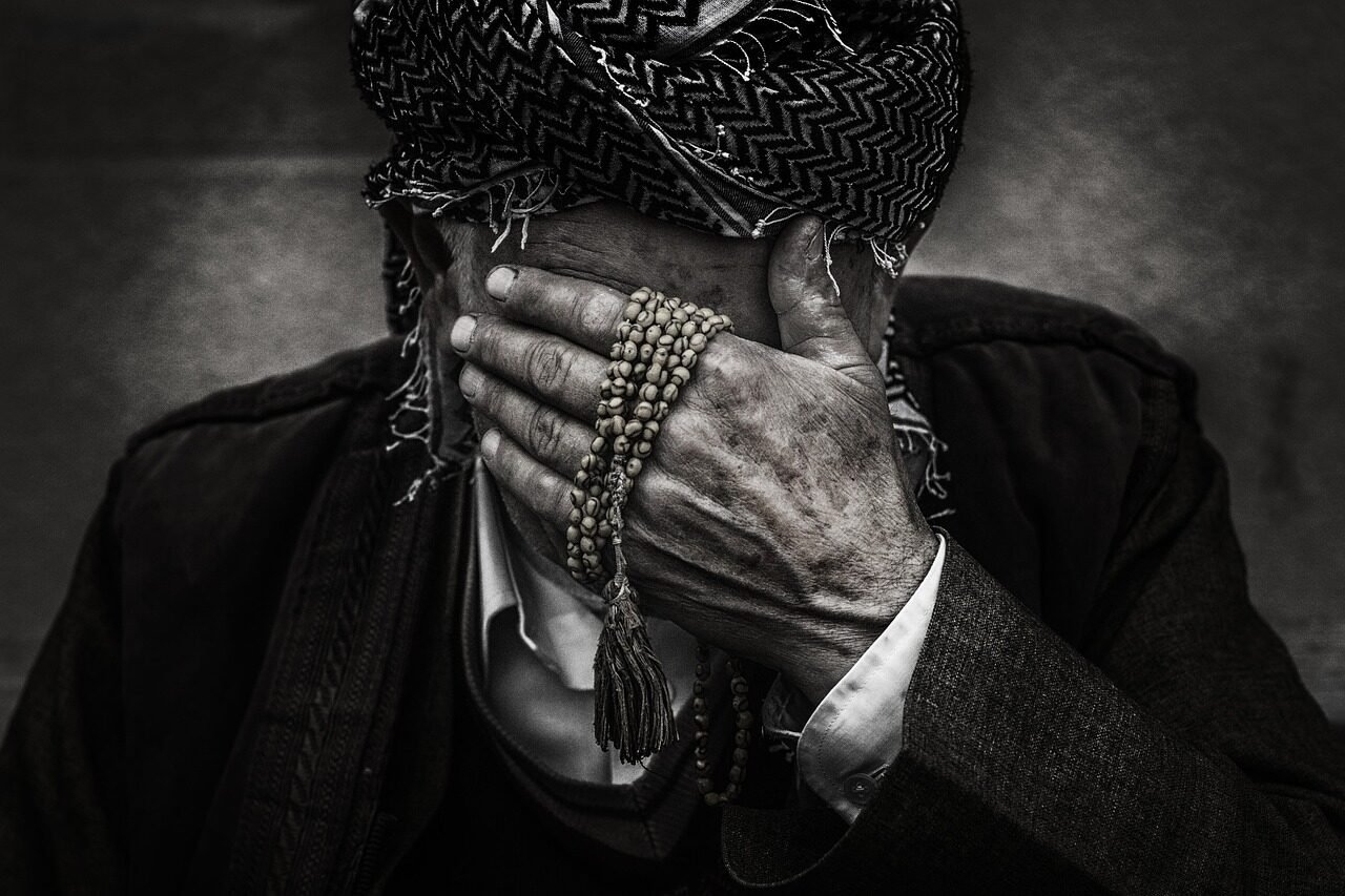 portrait, old, man, sad, ashamed, poor, elderly, male, person, elderly man, hiding face, sadness, depressed, depression, monochrome, black and white, sad, sad, sad, sad, sad, poor, poor, sadness, depression