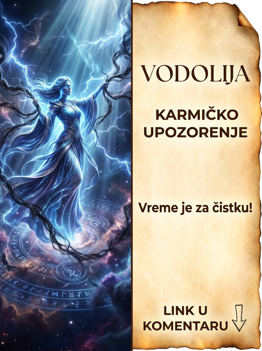VODOLIJA – URGENTNO KARMIČKO UPOZORENJE: Tri osobe kojima ove nedelje morate reći ZBOGOM pre nego što vas unište!