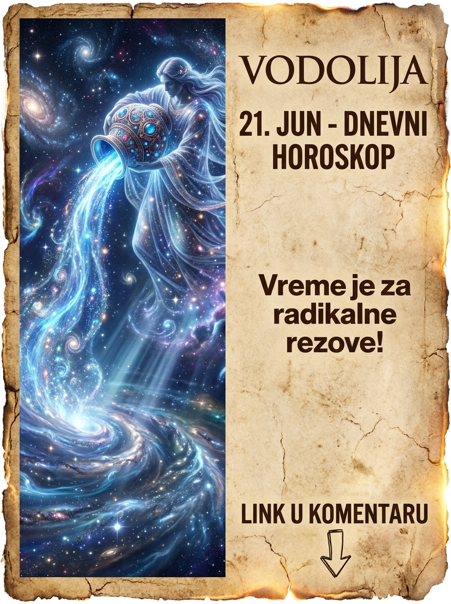 VODOLIJA – Dnevni horoskop za 21. jun: Danas vam puca film, vreme je da naplatite svaki pretrpljeni udarac!