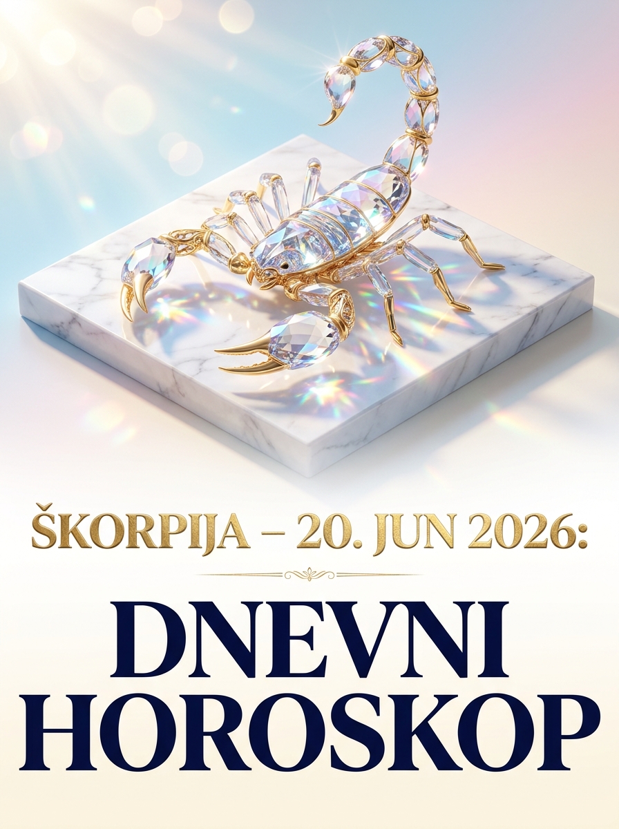 ŠKORPIJA – Dnevni horoskop za 20.06.2026: Subota donosi dekodiranje tajni, luksuznu izolaciju i fatalnu magnetnu privlačnost!