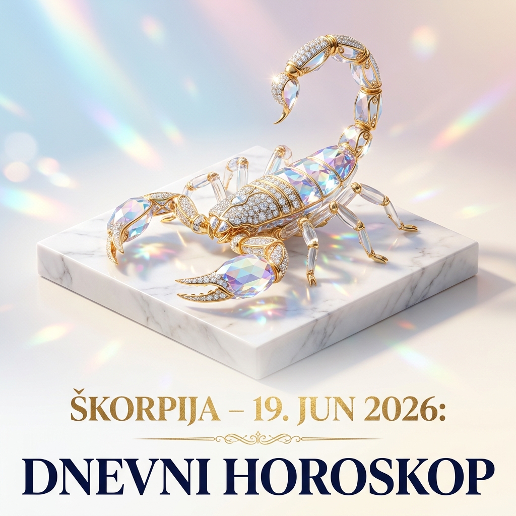 ŠKORPIJA – Dnevni horoskop za 19.06.2026: Petak donosi kristalno jasne granice, zatvaranje teških poglavlja i oslobađanje od tuđe drame!