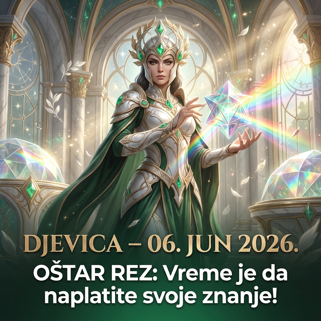 DJEVICA – DNEVNI HOROSKOP ZA 6. JUN: Oštar rez koji čisti haos i donosi neočekivani novac na vaša vrata!