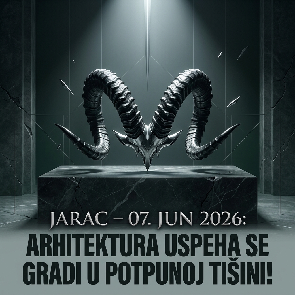 JARAC – Dnevni horoskop za 07.06.2026: Arhitektura uspeha se gradi u tišini, vreme je za stratešku optimizaciju!