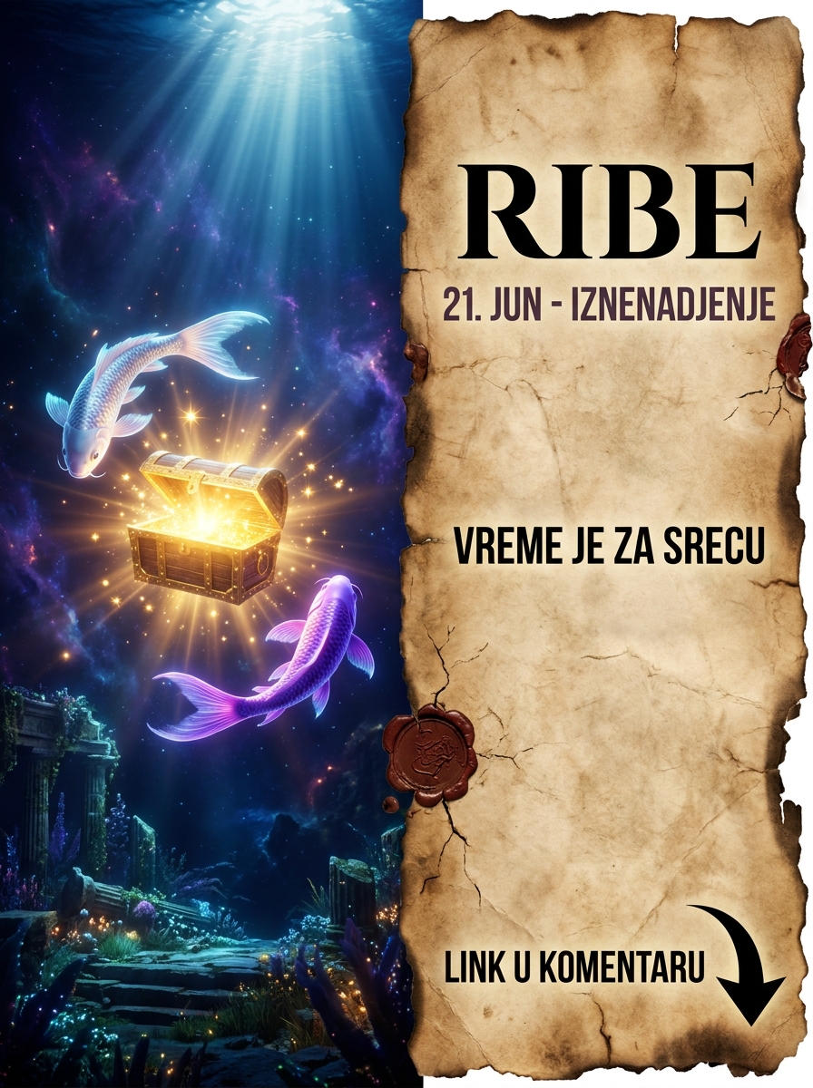 RIBE – Dnevni horoskop za 21. jun: Spremite se za šok, univerzum vam danas šalje iznenađenje koje će vam okrenuti život naglavačke!