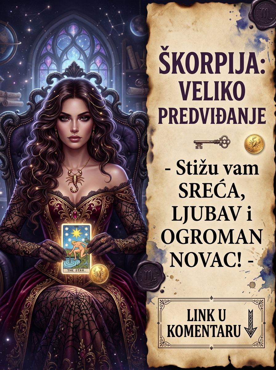 ŠKORPIJA I VELIKO PREDVIĐANJE: Otvaraju se vrata za ogromnu sreću, karmičku ljubav i finansijsku imperiju!