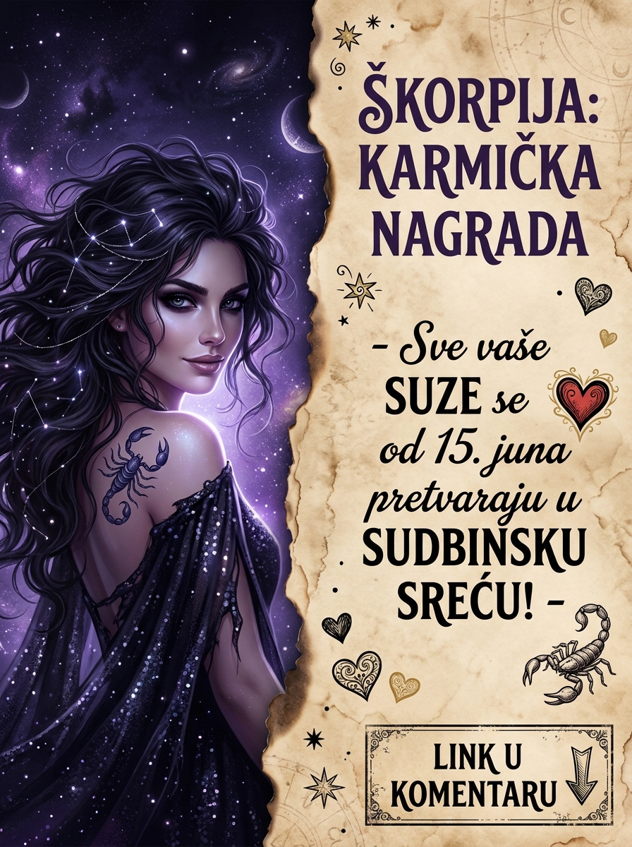ŠKORPIJA – VELIKO FINALE JUNA: Od 15. do 30. juna očekuje vas sudbinski preokret, ogromno bogatstvo i karmička nagrada za sve vaše suze!
