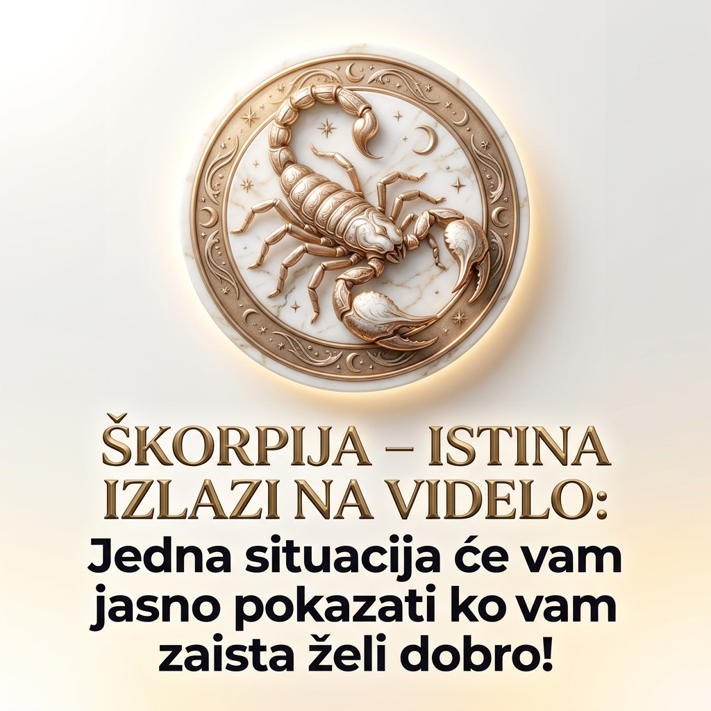 ŠKORPIJA – PRED VAMA JE TRENUTAK OTVARANJA OČIJU: Jedna situacija pokazuje ko vam zaista želi dobro!