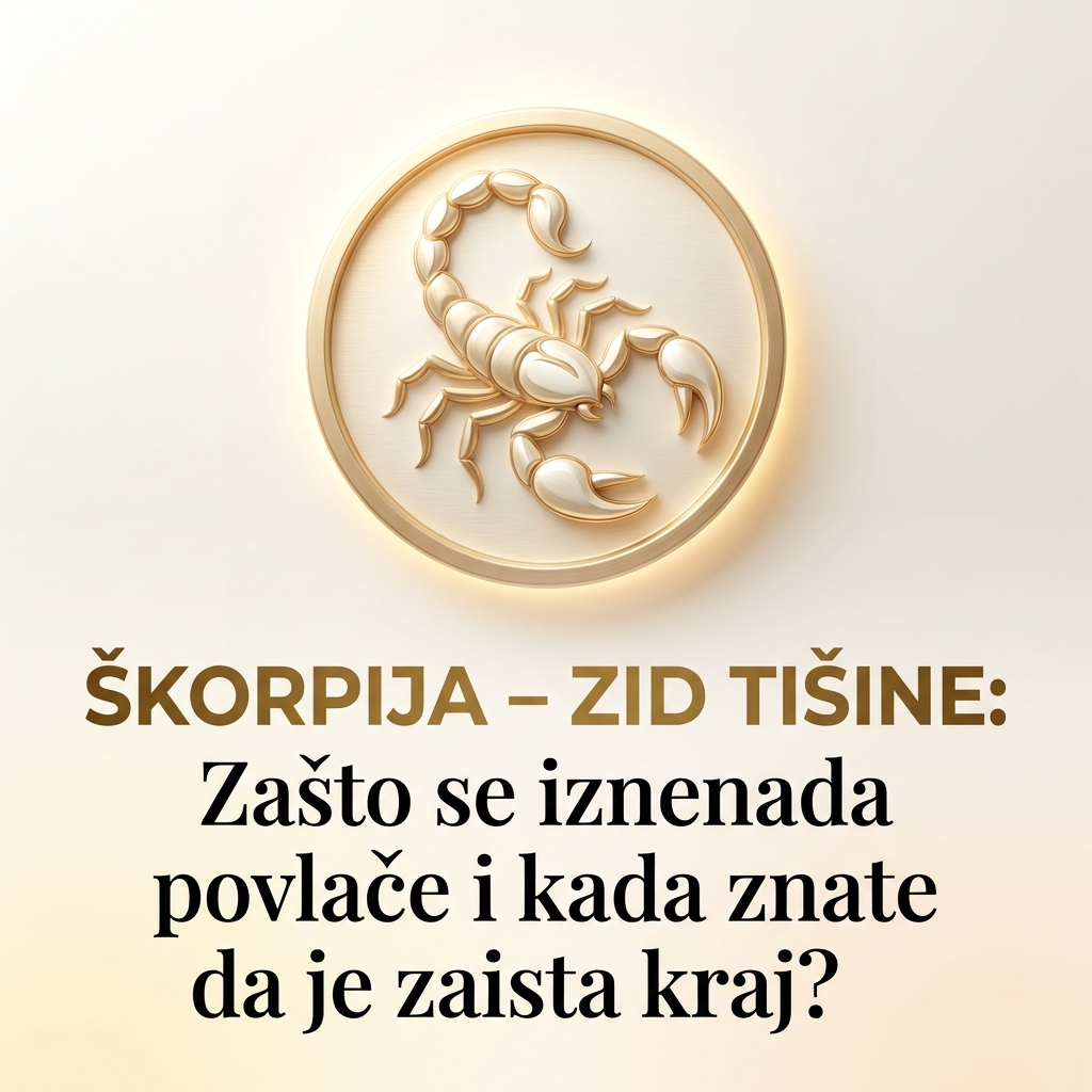 ŠKORPIJA I ZID TIŠINE: Zašto se Škorpija odjednom povlači i kako prepoznati da ste je zauvek izgubili?