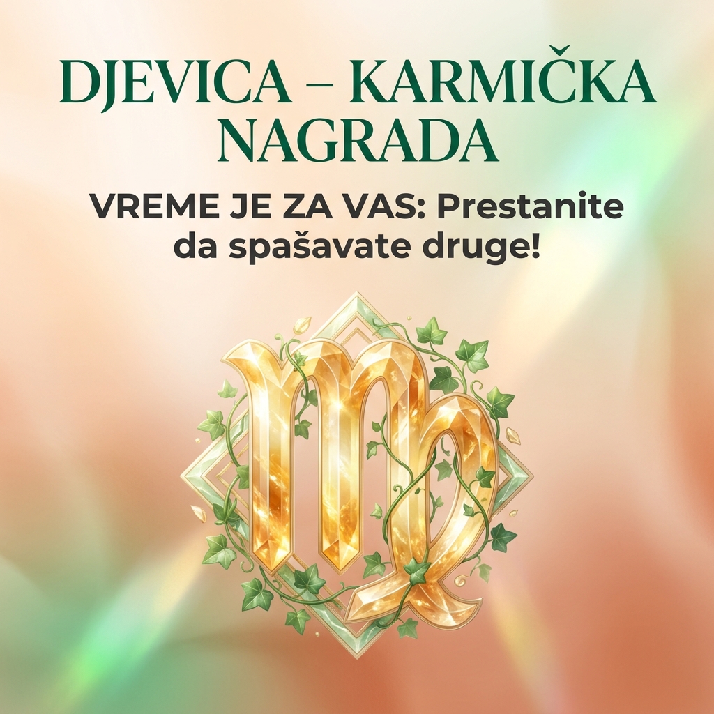 Djevica i Karmička nagrada: Vreme je da naplatite svoju dobrotu i prestanete da spašavate druge!