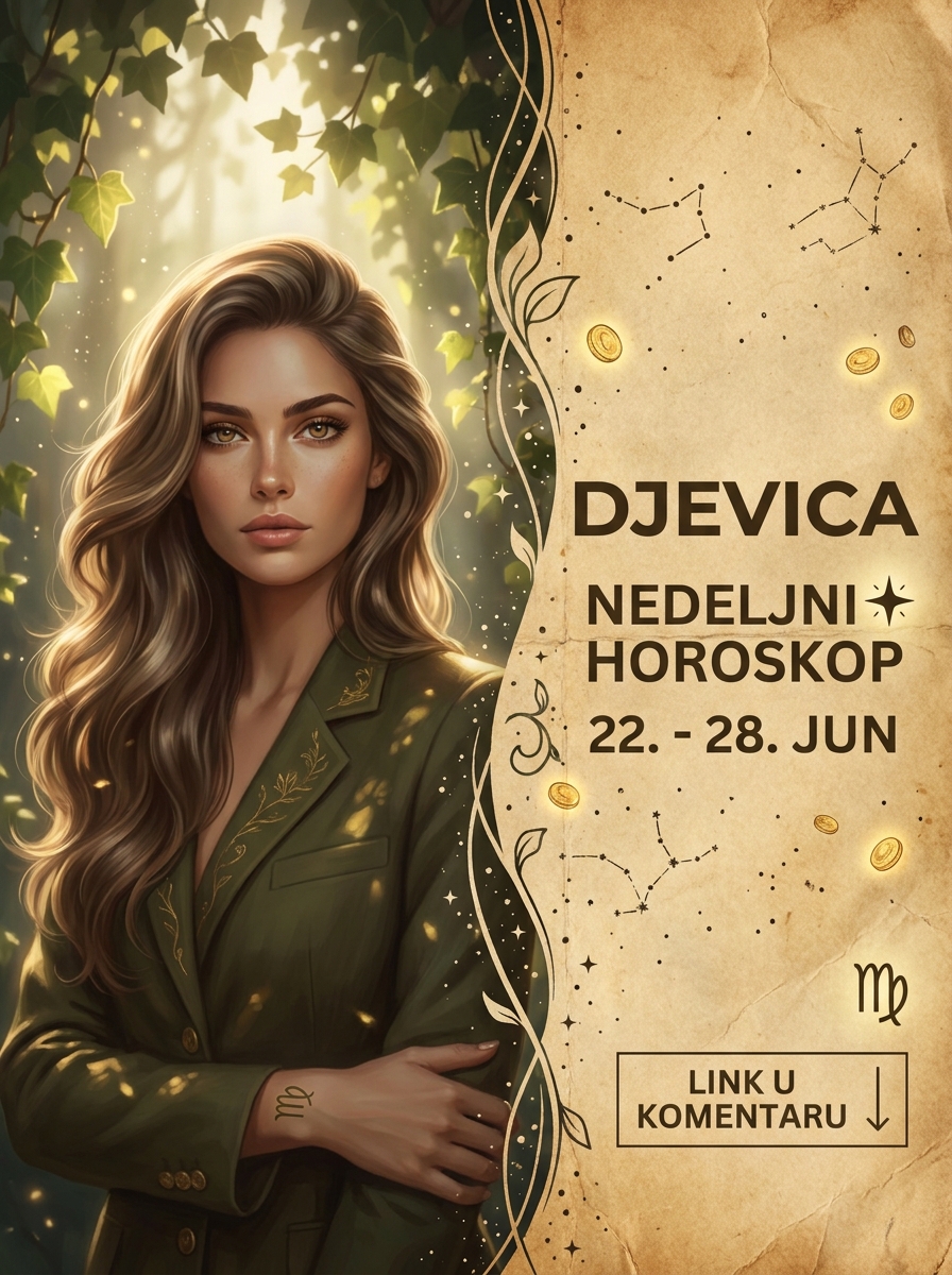 NEDELJNI HOROSKOP (22. – 28. Jun) – DJEVICA: Sedmica velikih rezova i neočekivanog dobitka, ali se čuvajte osobe iz prošlosti!